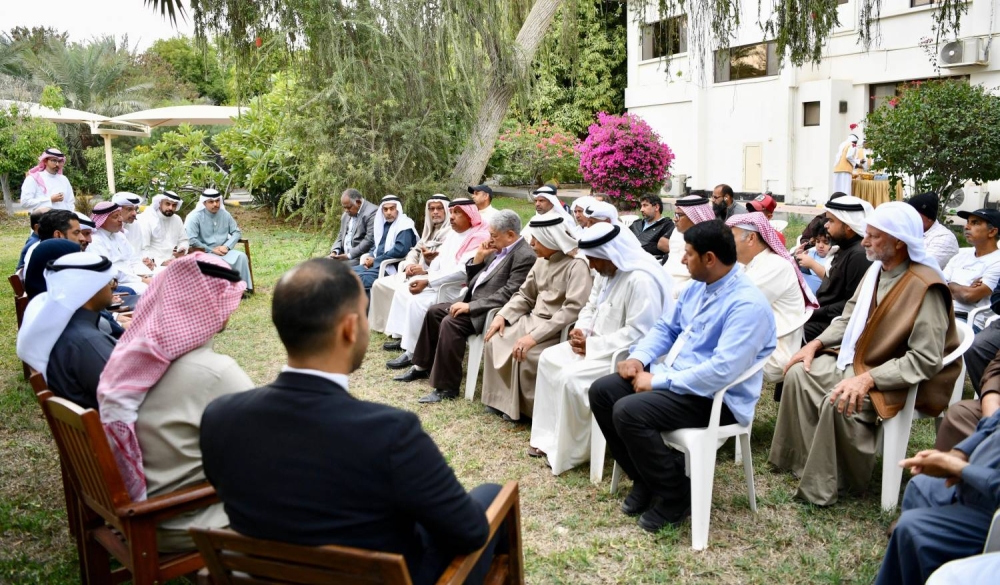 المبارك والأمين العام للمبادرة الوطنية لتنمية القطاع الزراعي يبحثان مع المزارعين سبل تطوير القطاع الزراعي في المملكة