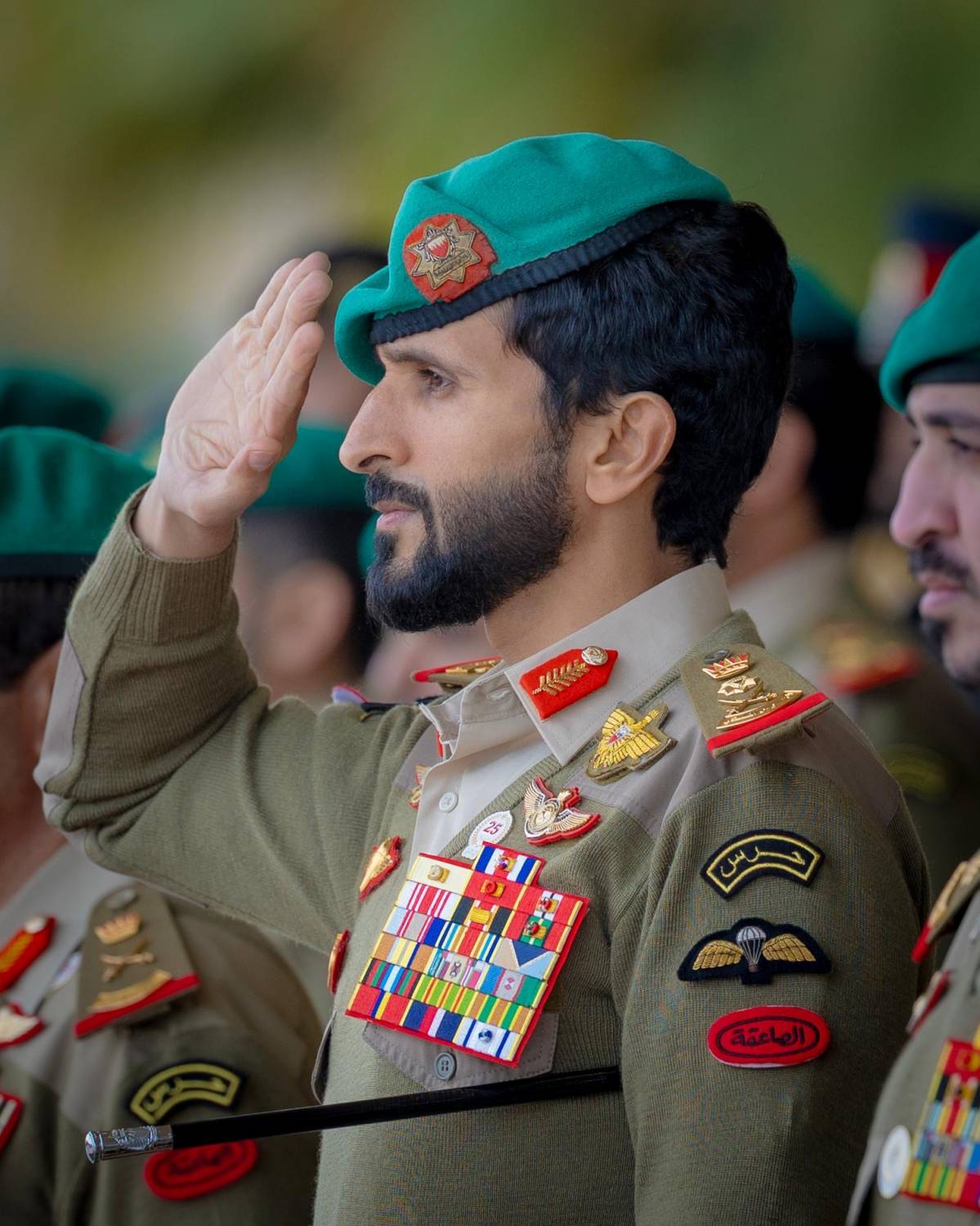 مستشار الأمن &rlm;الوطني قائد الحرس الملكي يشهد حفل &rlm;تخريج إحدى دورات المستجدين بالحرس الملكي