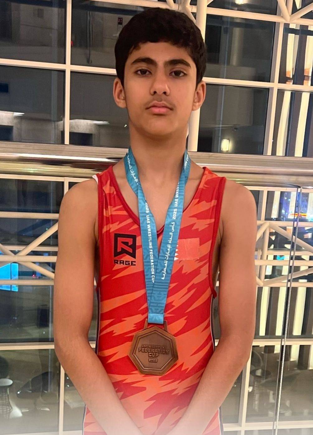 مشاركة إيجابية لفريق البحرين للمصارعة في بطولة كأس اتحاد الإمارات