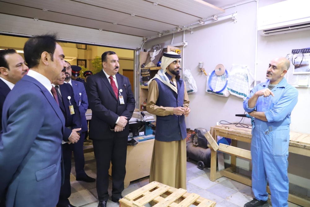 مدير عام تنفيذ الأحكام والعقوبات البديلة يستقبل وفدًا من وزارة الداخلية العراقية