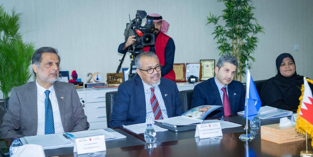 وزيرة الصحة تستقبل المدير العام لمنظمة الصحة العالمية لبحث سبل تعزيز التعاون المشترك