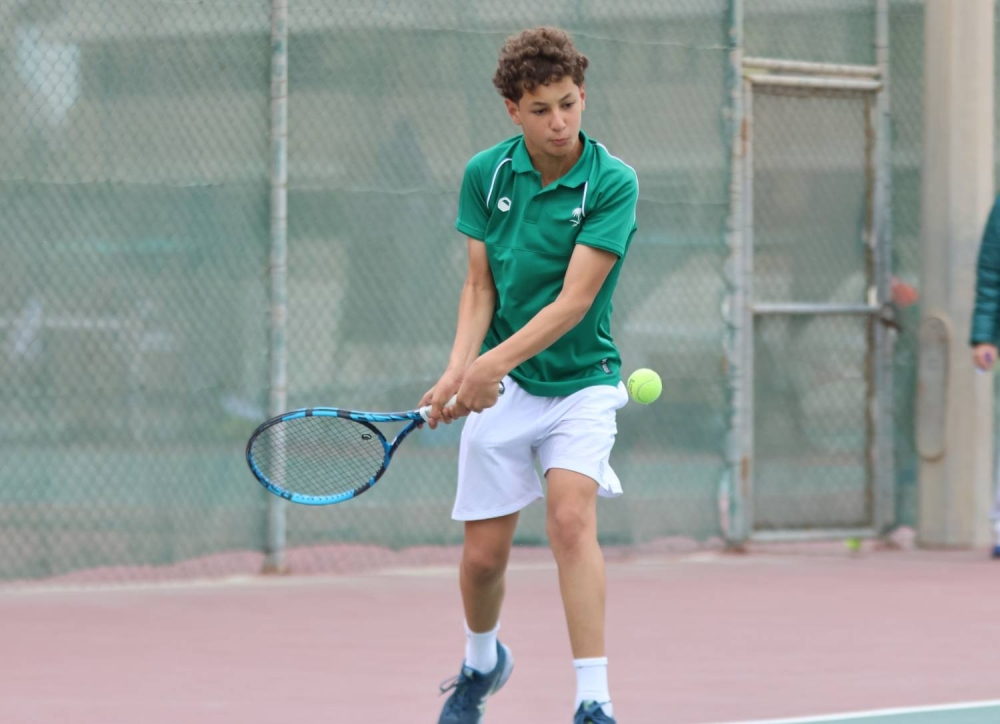 أكتمال المربع الذهبي لتصفيات آسيا لتنس الناشئين تحت 14 سنة