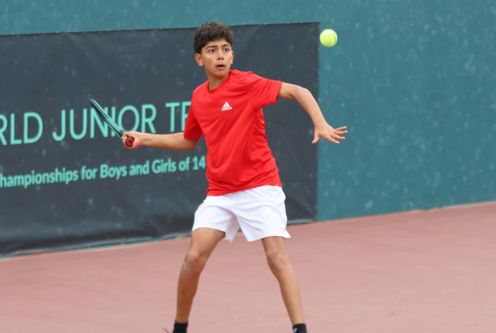 أكتمال المربع الذهبي لتصفيات آسيا لتنس الناشئين تحت 14 سنة