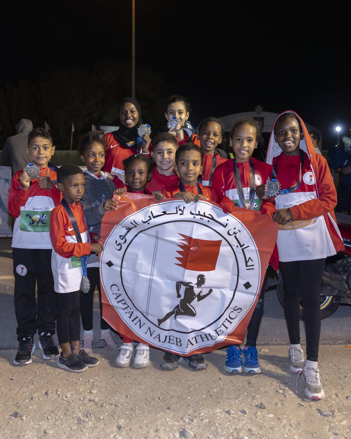 مشاركة واسعة في سباقات الجري لدورة الفرسان الرياضية