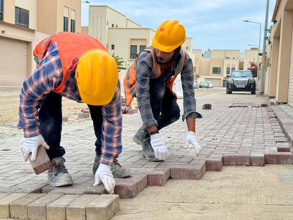 وزارة الأشغال: 65% نسبة الإنجاز بمشروع تطوير البنية التحتية بمجمع 514 في جدالحاج