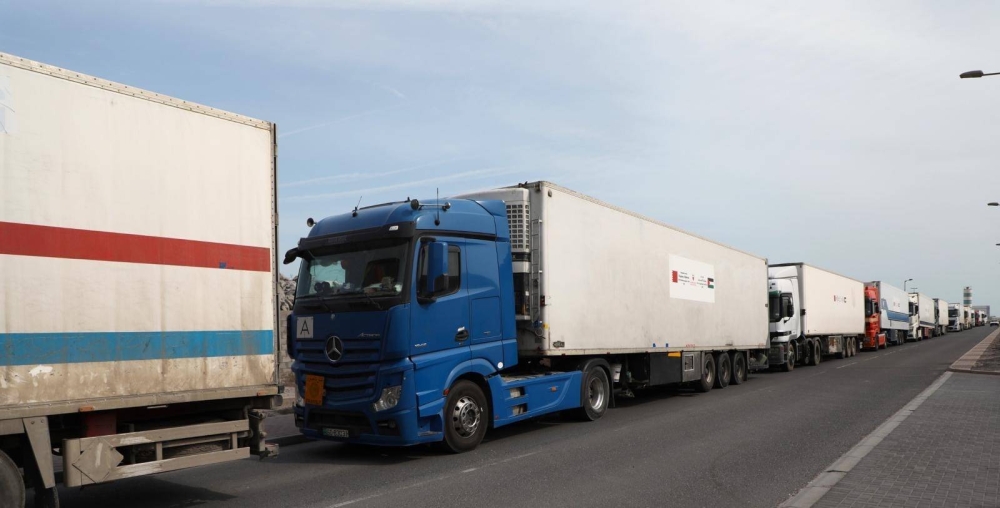 بتوجيهات الملك.. شحنة إغاثية جديدة من البحرين إلى الأشقاء الفلسطينيين بغزة