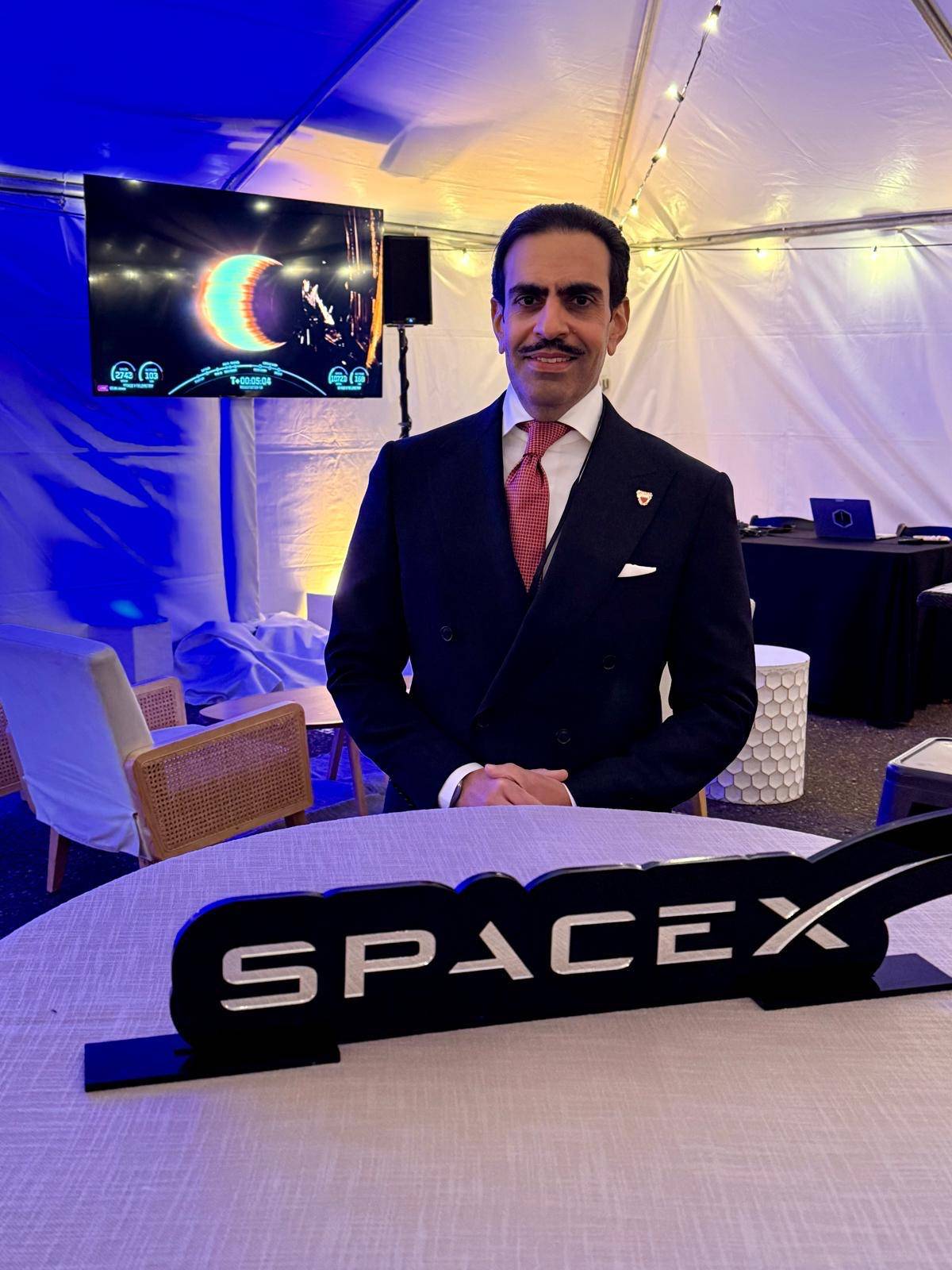 سفير البحرين لدى الولايات المتحدة يحضر إطلاق &laquo;المنذر&raquo;