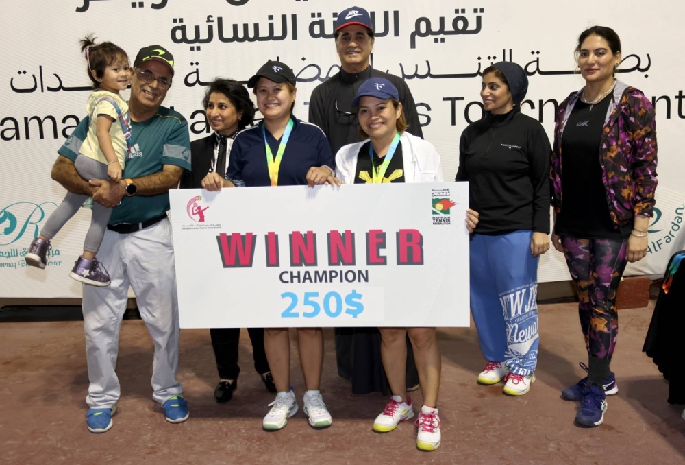 ختام البطولة الرمضانية الأولى للتنس للسيدات
