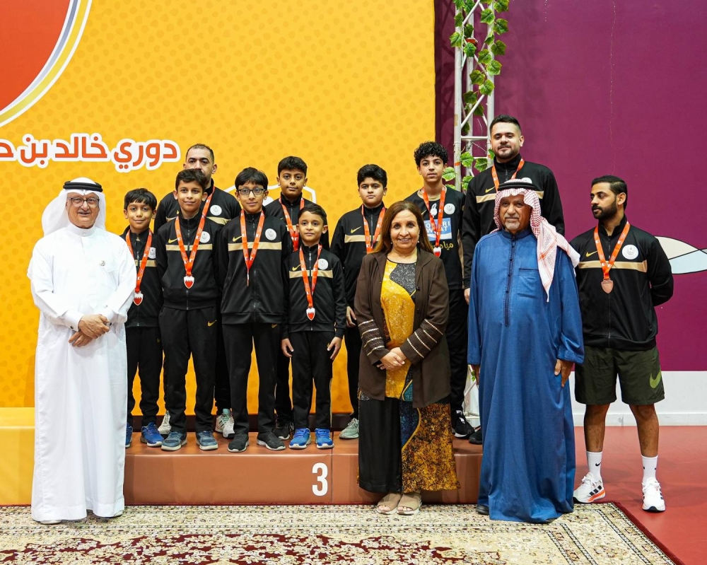 نادي سار بطلا لدوري خالد بن حمد لجيل الذهب للأشبال