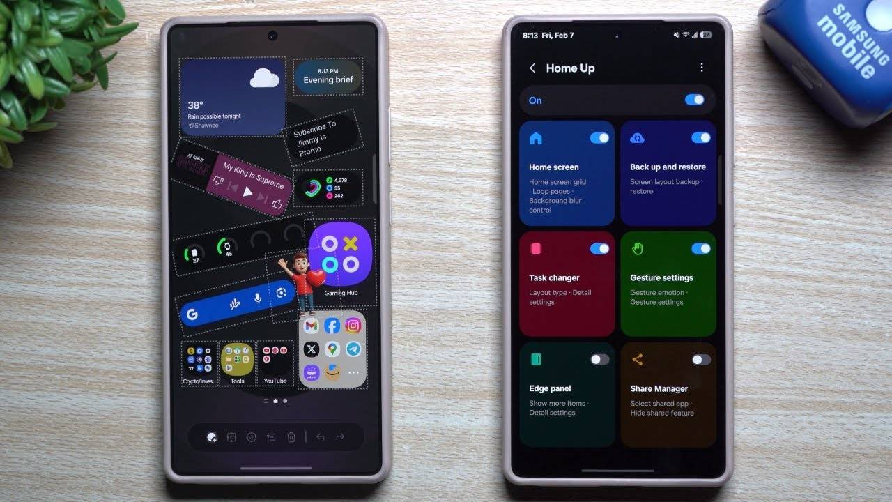 سامسونج تكشف عن الإصدار الجديد من Home Up