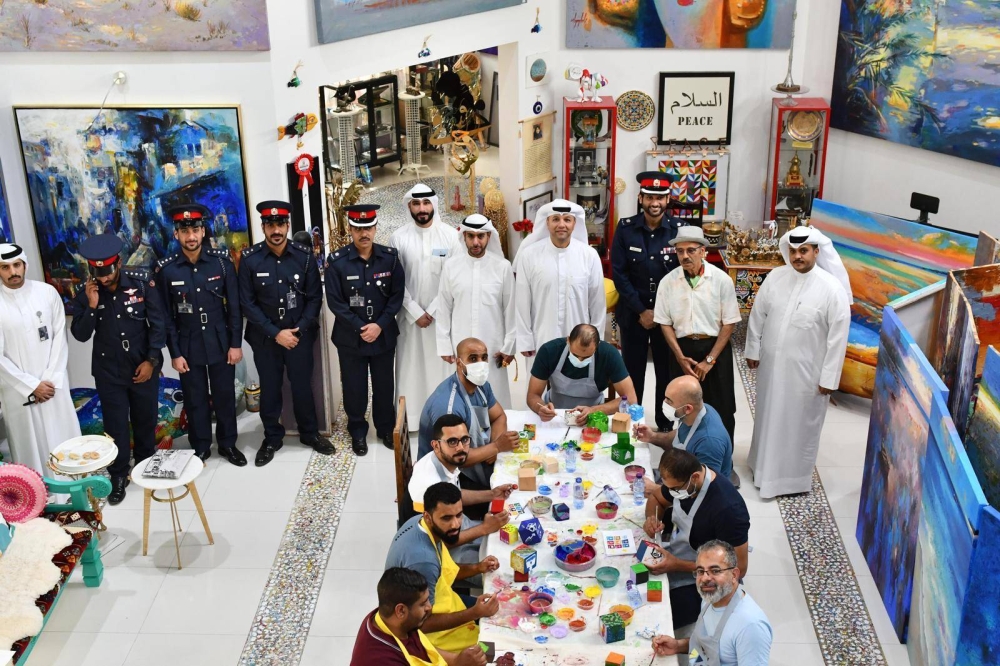 مدير عام تنفيذ الأحكام والعقوبات البديلة يستقبل وفداً من الإدارة العامة للمؤسسات الإصلاحية بدولة الكويت