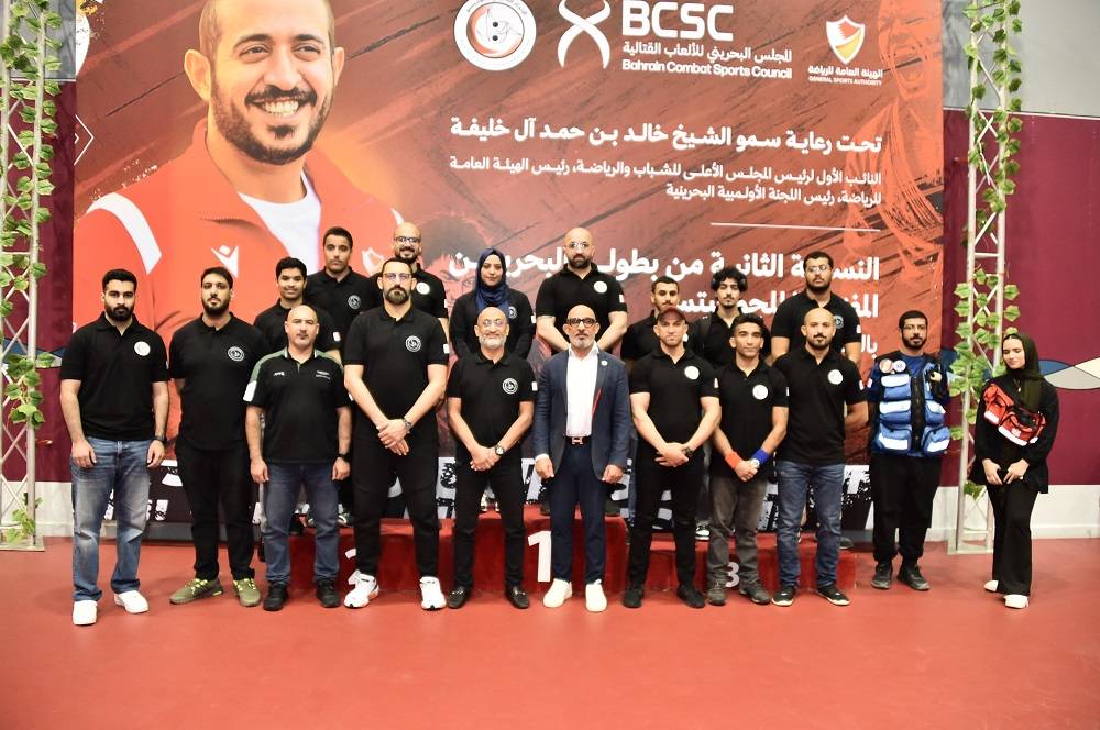 سلمان بن محمد يشهد منافسات بطولة البحرين الثانية للجوجيتسو ويتوّج الفائزين