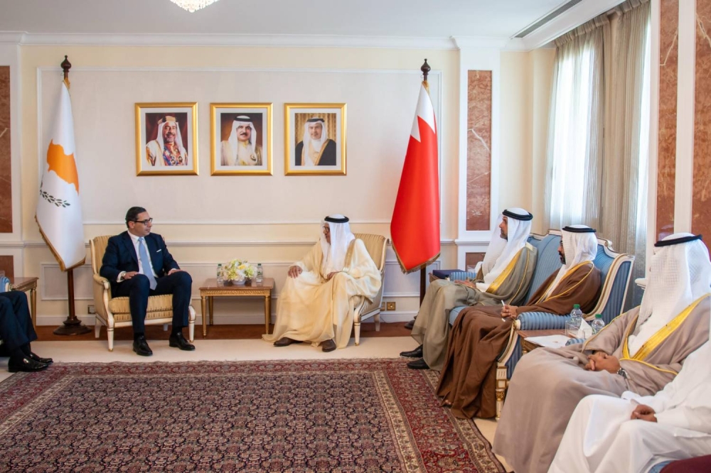 وزير الخارجية يعقد جلسة مباحثات مع وزير خارجية جمهورية قبرص