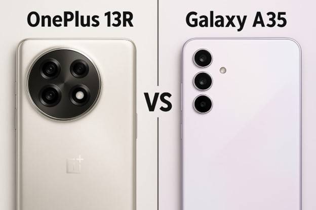 مقارنة بين OnePlus 13R و Samsung Galaxy A35.. هل يستحق السعر الإضافي؟