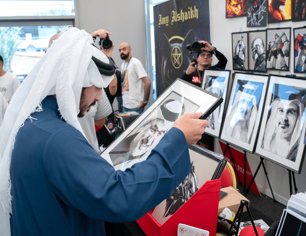 خالد بن حمد يرعى افتتاح معرض البحرين كوميك كون 2025