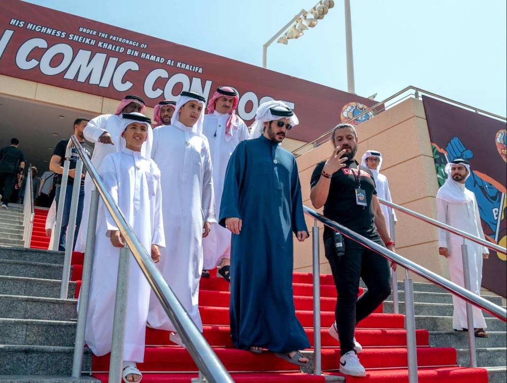 خالد بن حمد يرعى افتتاح معرض البحرين كوميك كون 2025