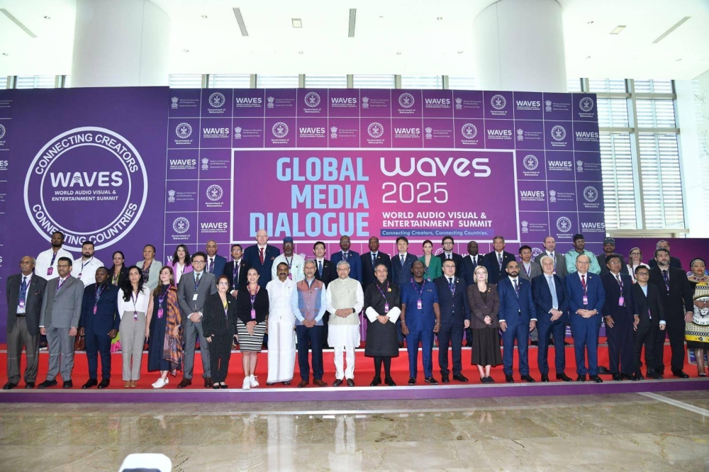 وكيل وزارة الإعلام يشارك في القمة العالمية للوسائط السمعية والبصرية والترفيهية (WAVES) بالهند