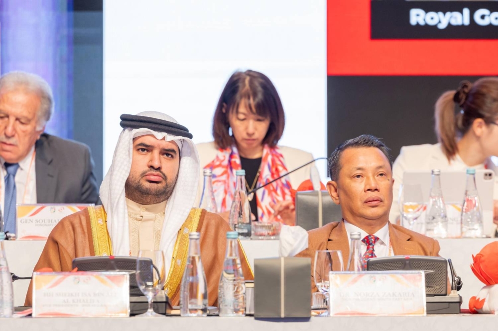 عيسى بن علي يشارك باجتماع الجمعية العمومية للمجلس الأولمبي الآسيوي