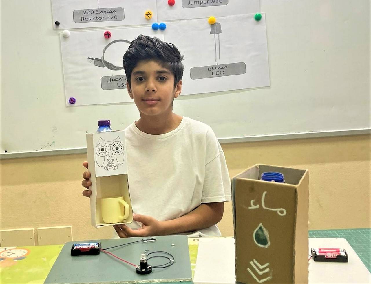 12 طالباً في مدرسة السهلة يتحدثون عن تجربتهم في نادي "المبتكرون"