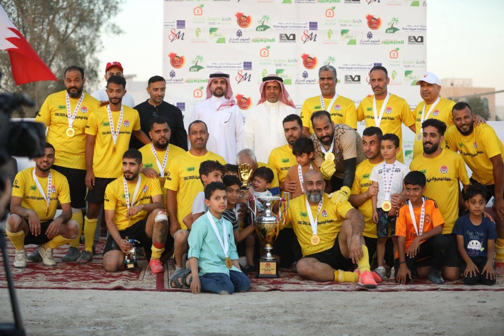 الخباز بطلاً لبطولة أبوصيبع الصيفية ٣٦ لكرة القدم