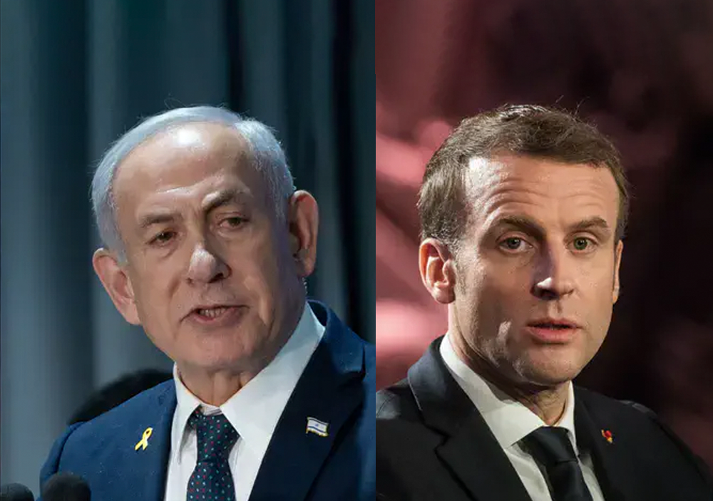 ماكرون يصف سياسة إسرائيل بالمخزية ويدعو الأوروبيين لفرض عقوبات عليها