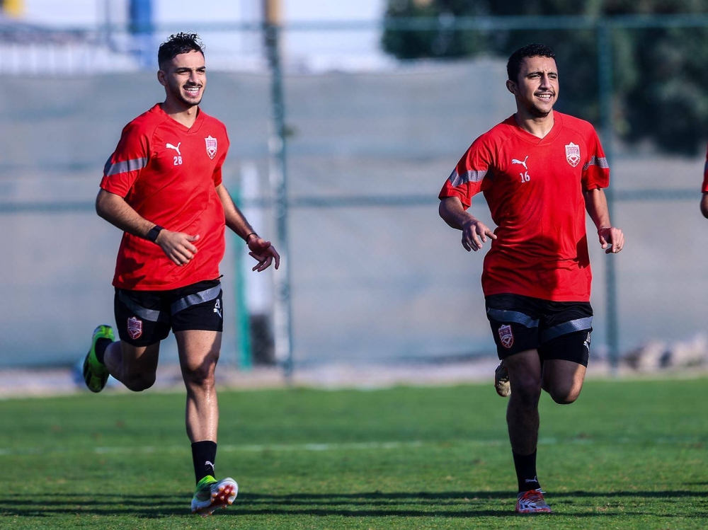 الأحمر الأولمبي يلاقي الكتيبة الحالاوية 22 مايو