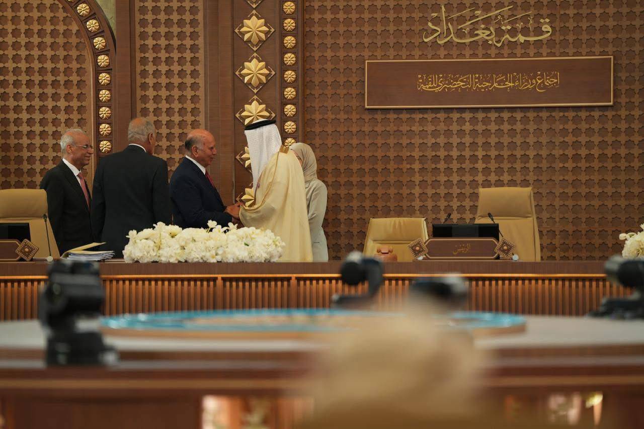 وزير الخارجية يترأس الجلسة الافتتاحية للاجتماع التحضيري للقمة العربية العادية في بغداد