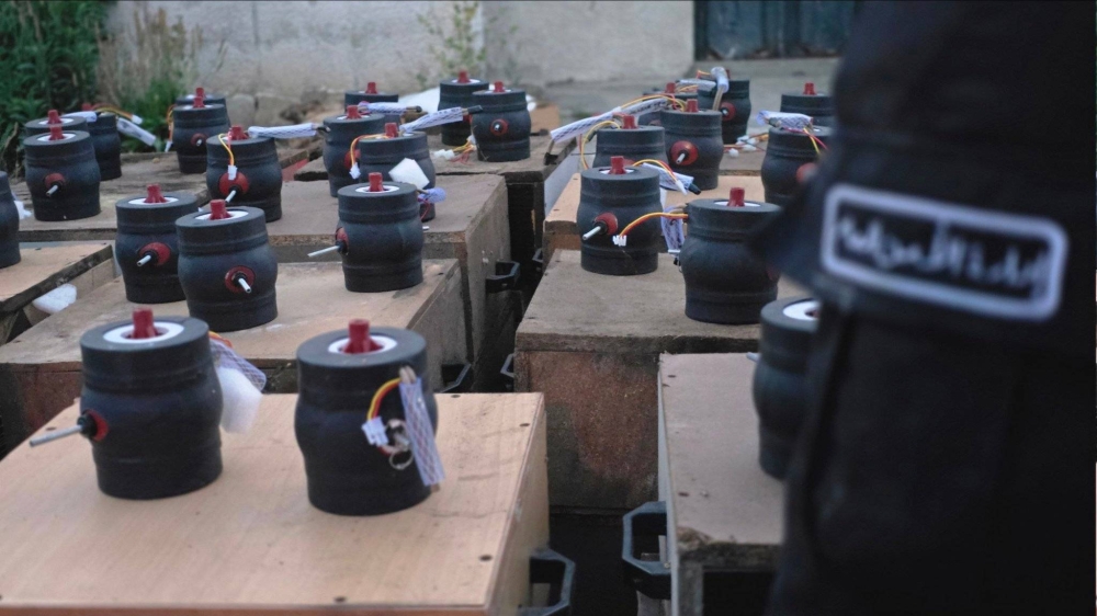 سوريا تضبط مستودعاً ضخماً يحتوي ألف عبوة ناسفة معدّة للتفجير