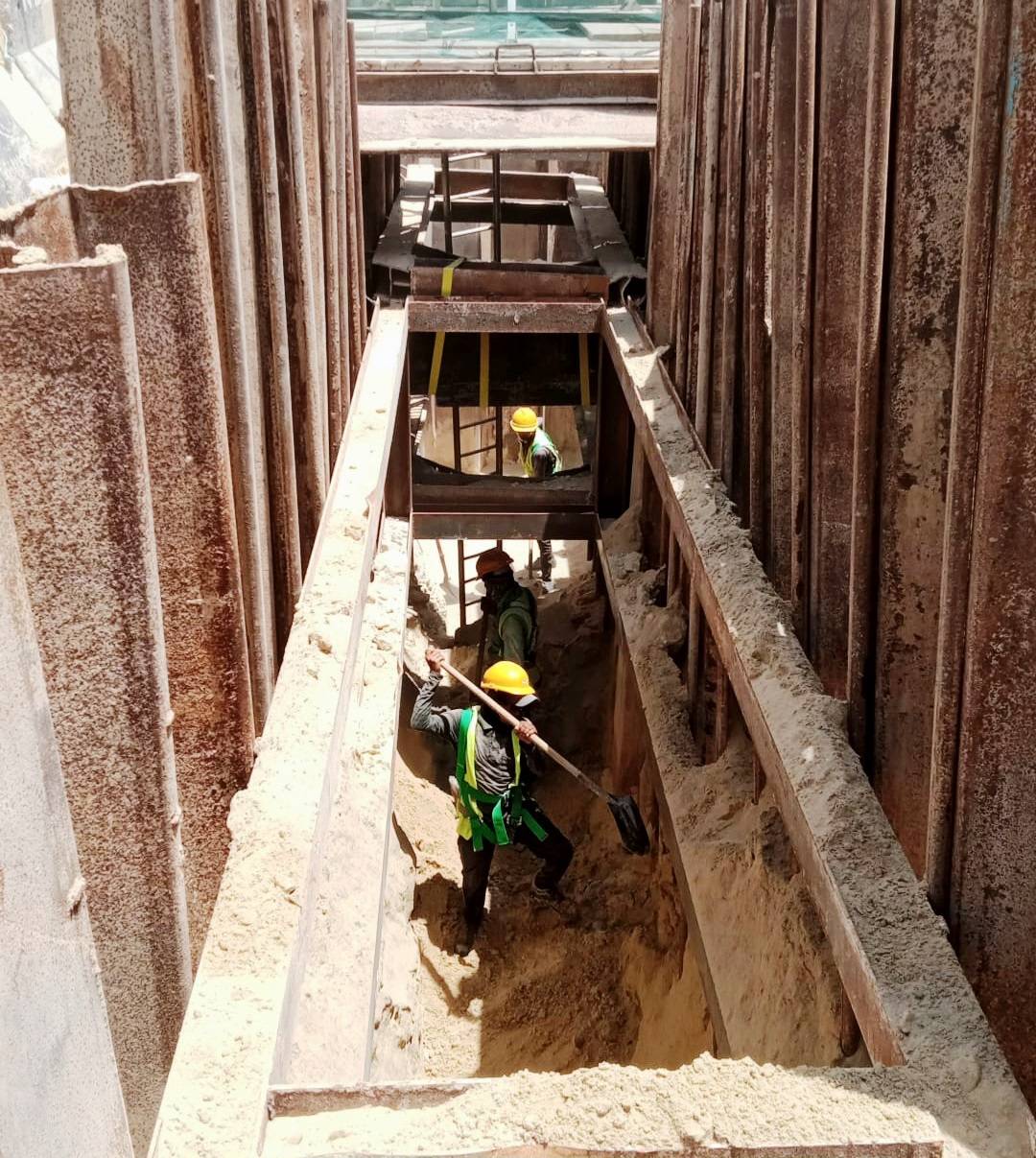 إنجاز 67% من مشروع إنشاء الصرف الصحي بمجمع 1034 في المالكية