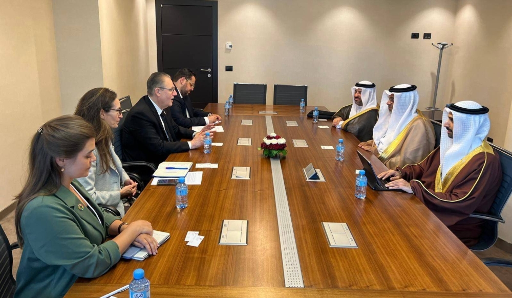 وكيل الوزارة للشؤون المالية بوزارة المالية يعقد عدد من اللقاءات الثنائية