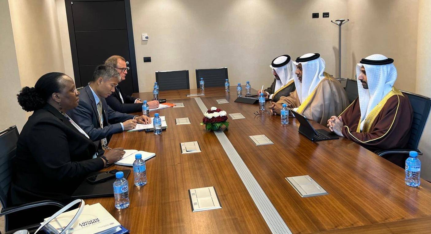 وكيل الوزارة للشؤون المالية بوزارة المالية يعقد عدد من اللقاءات الثنائية