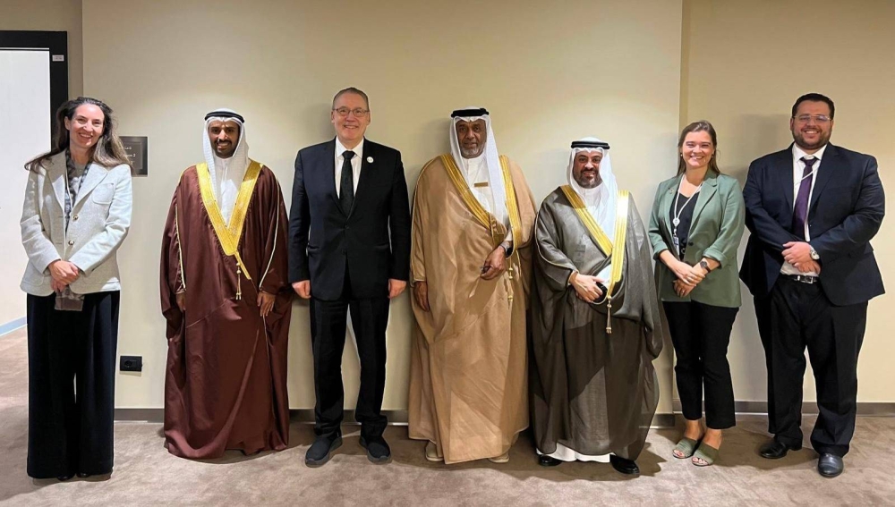 وكيل الوزارة للشؤون المالية بوزارة المالية يعقد عدد من اللقاءات الثنائية