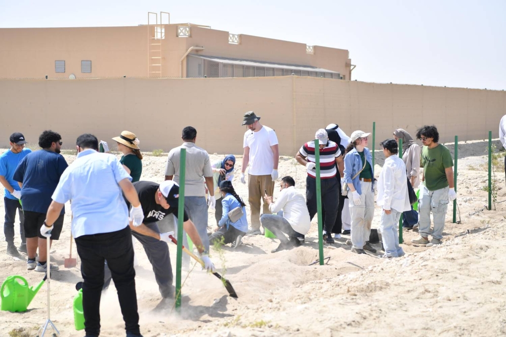 وزارة شؤون البلديات والزراعة تنظم فعالية تشجير بالشراكة مع السفارة الأمريكية