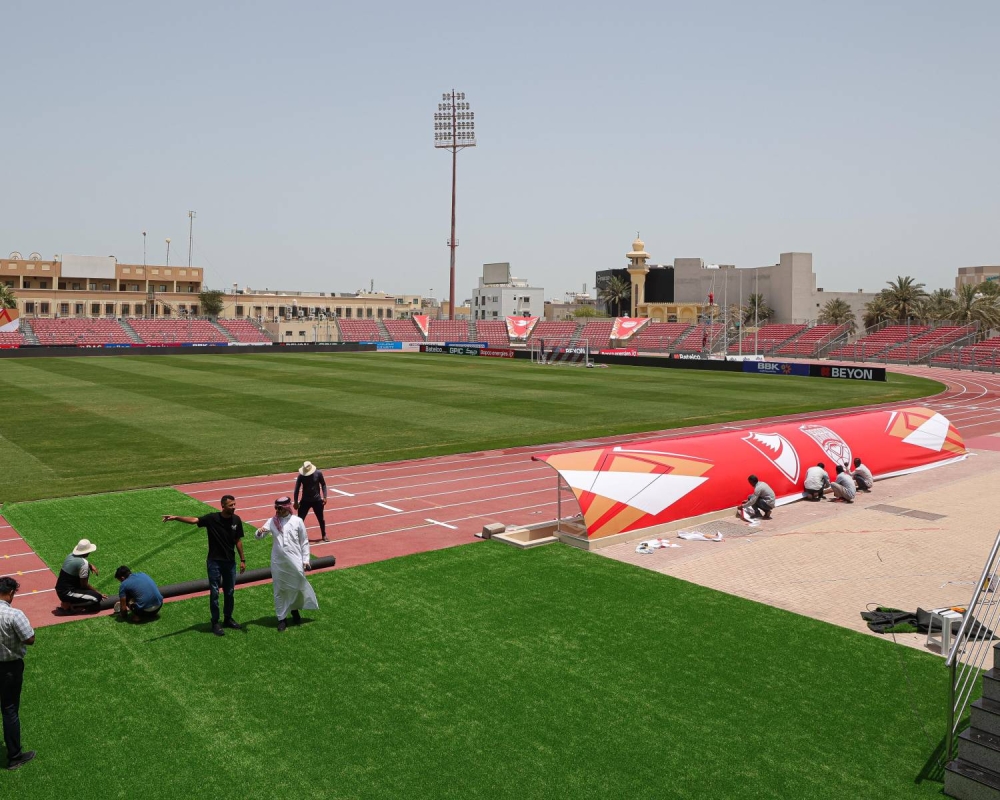 الهيئة العامة للرياضة تعلن جاهزية استاد "المحرق" لاستضافة ختام دوري ناصر بن حمد الممتاز