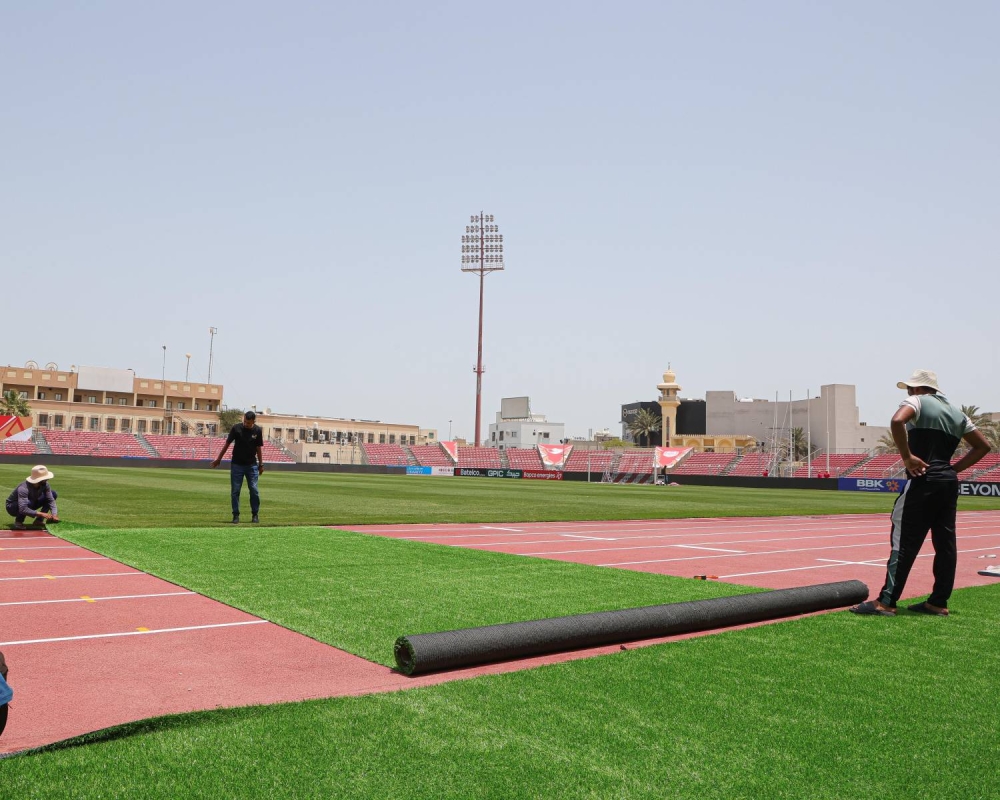 الهيئة العامة للرياضة تعلن جاهزية استاد "المحرق" لاستضافة ختام دوري ناصر بن حمد الممتاز
