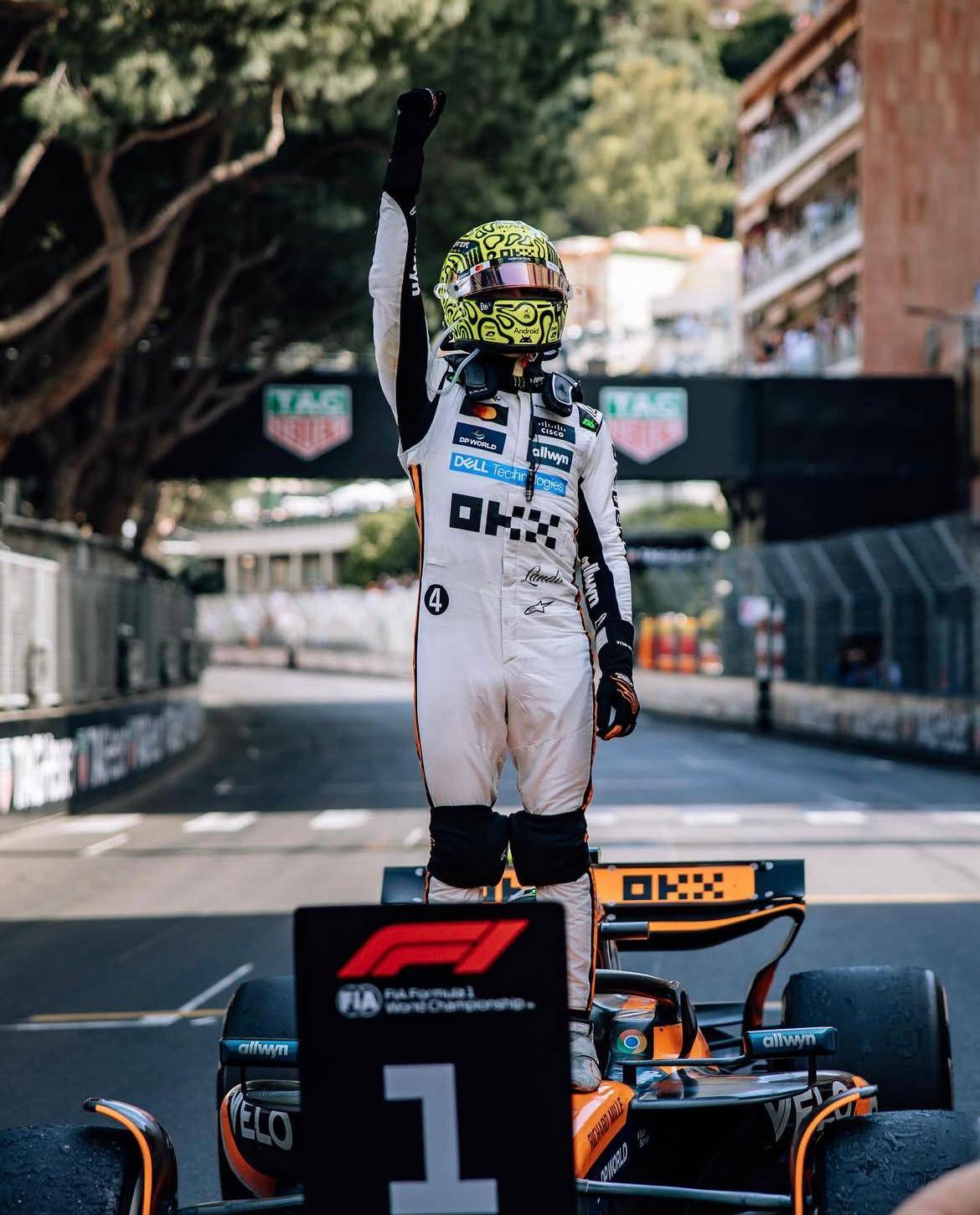 نوريس يحقق لقب سباق موناكو.. وماكلارين تواصل تصدره للسائقين والصانعين