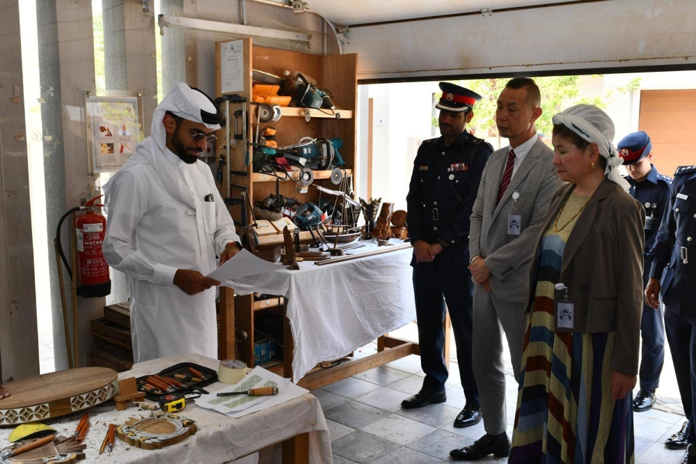 مدير عام تنفيذ الأحكام والعقوبات البديلة يستقبل السفيرة اليابانية