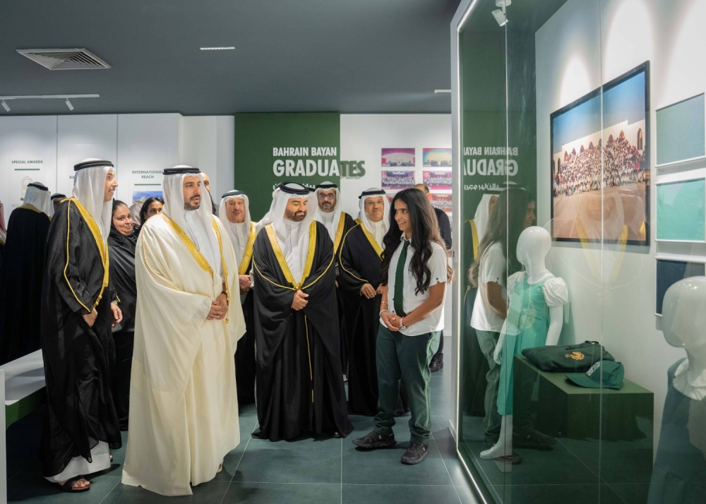 محمد بن سلمان يفتتح مشروع &laquo;ناصية العلم&raquo; في مدرسة بيان البحرين