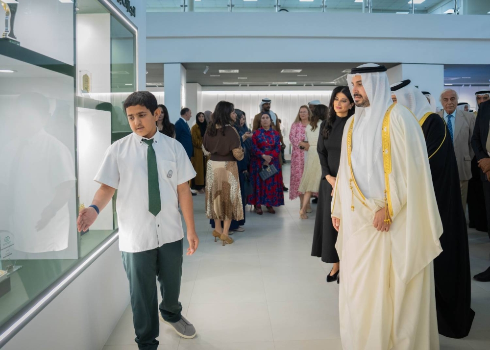 محمد بن سلمان يفتتح مشروع &laquo;ناصية العلم&raquo; في مدرسة بيان البحرين