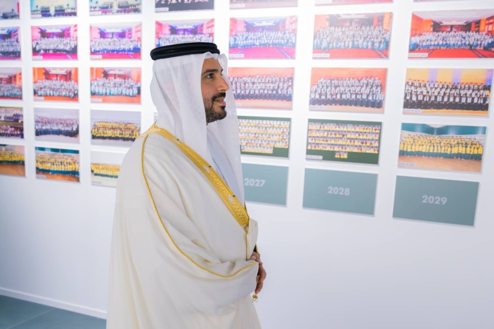 محمد بن سلمان يفتتح مشروع &laquo;ناصية العلم&raquo; في مدرسة بيان البحرين