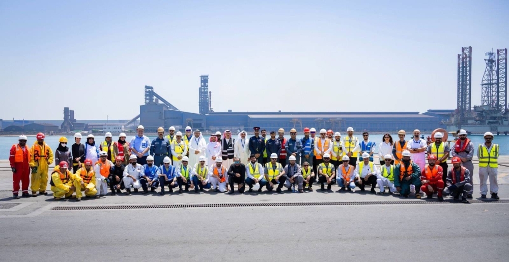 المجلس الأعلى للبيئة ينفذ تمرينًا ميدانيًا مشتركًا للاستجابة لحوادث التسرب النفطي في مرفأ شركة "أسري"