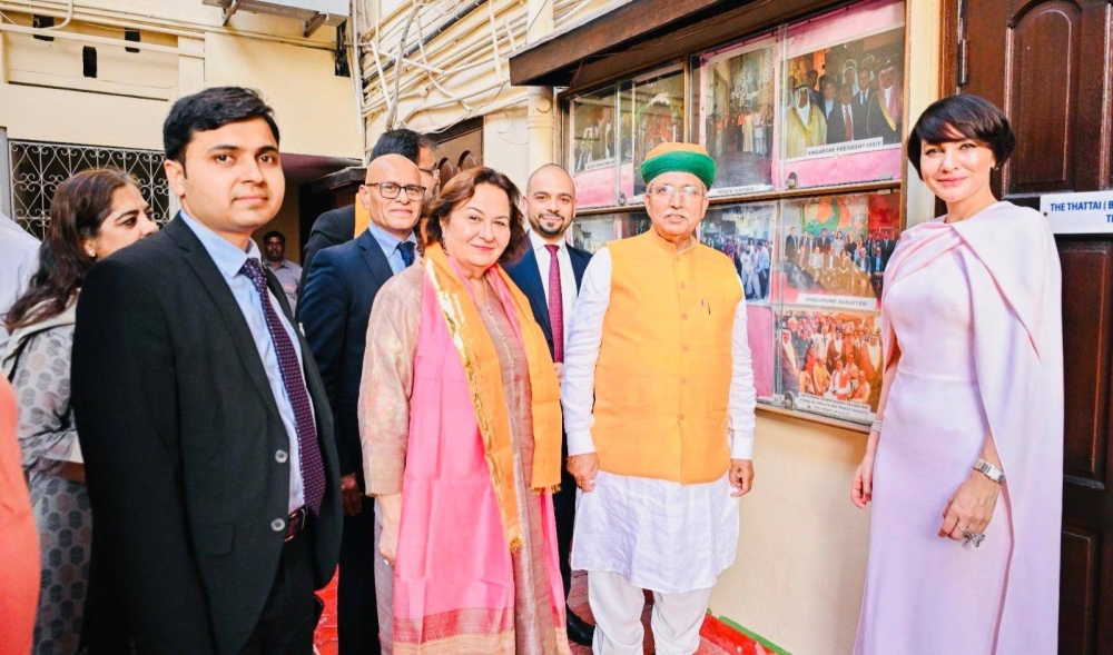 وزير التنمية الاجتماعية يرافق وزير القانون والعدل الهندي في زيارة عدد من المعالم الدينية والتاريخية بمملكة البحرين