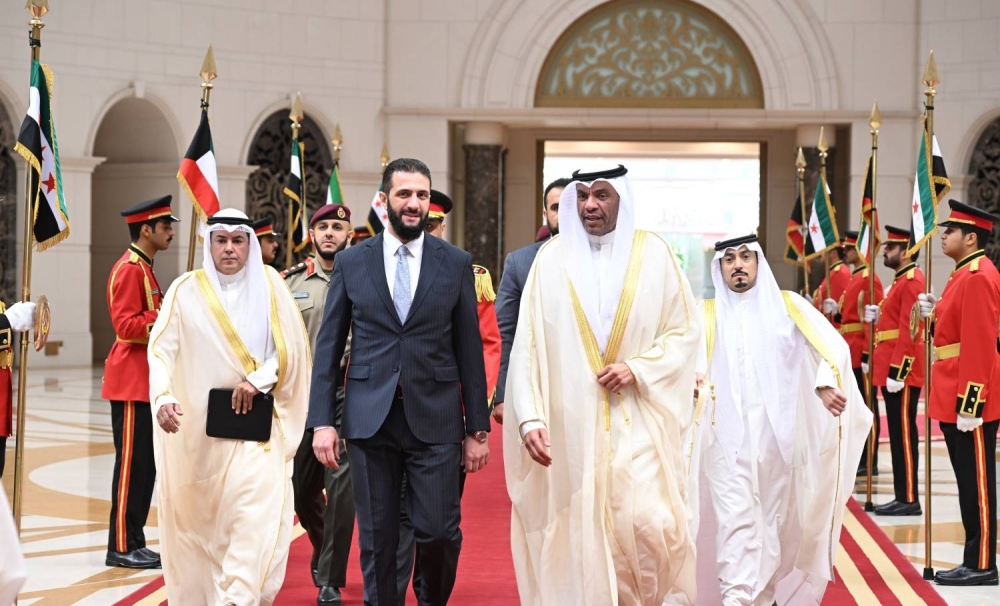 الرئيس السوري يصل إلى دولة الكويت في زيارة رسمية
