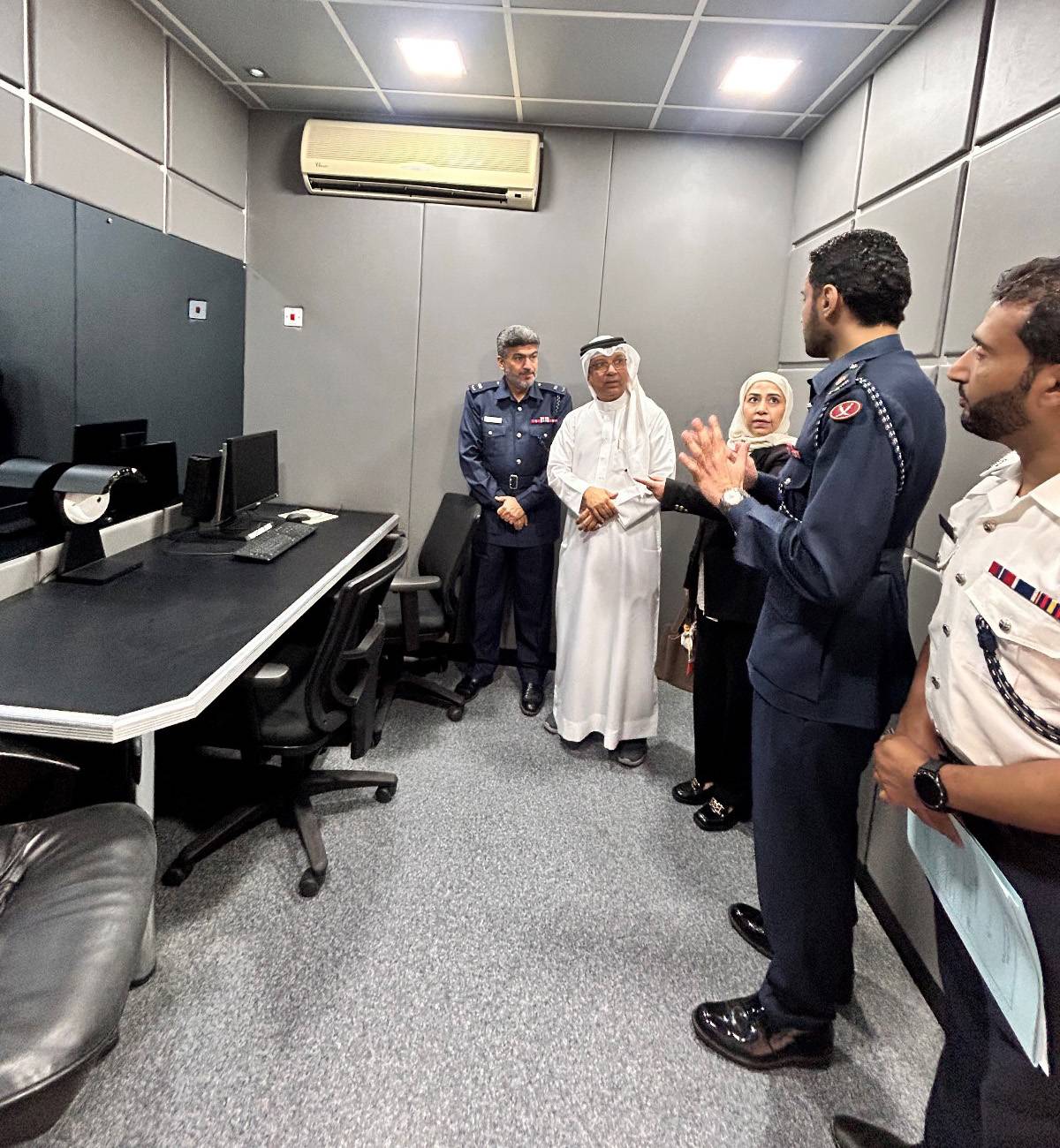 المؤسسة الوطنية لحقوق الإنسان تزور مديرية شرطة جسر الملك فهد