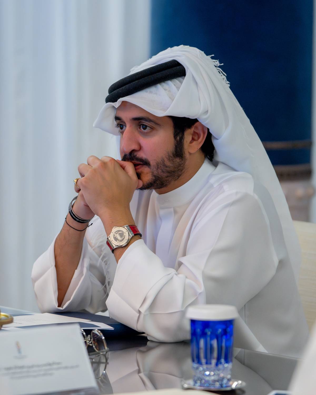 خالد بن حمد يطلع على التحضيرات الفنية لدورة الألعاب الآسيوية الثالثة للشباب