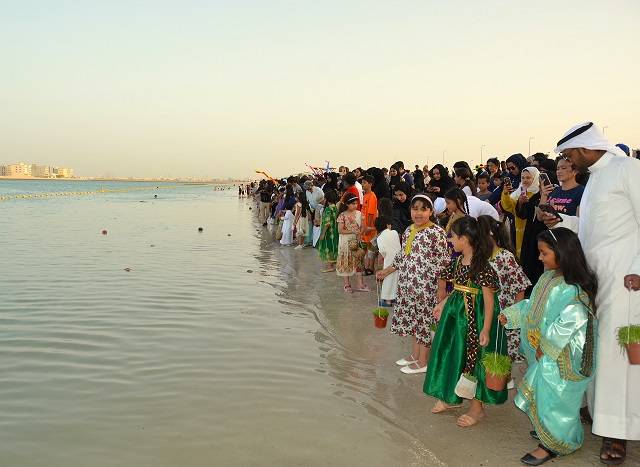 محافظة المحرق تنظم مهرجان &laquo;الحية بية&raquo; وسط حضور جماهيري كبير