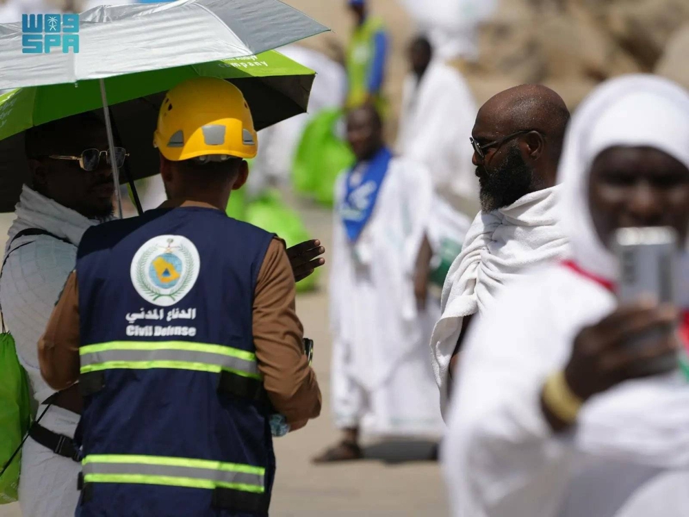 الدفاع المدني السعودي يكثّف جولاته الميدانية في مشعر عرفات