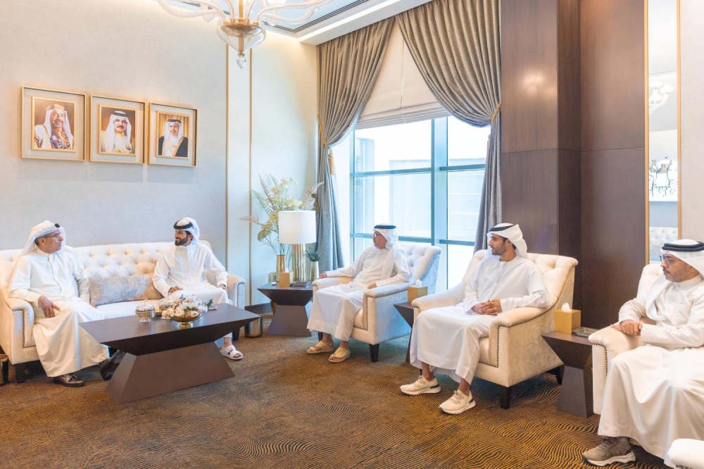 ناصر بن حمد يستقبل رئيس مجلس إدارة  &laquo;بناء البحرين&raquo; محمد العبار