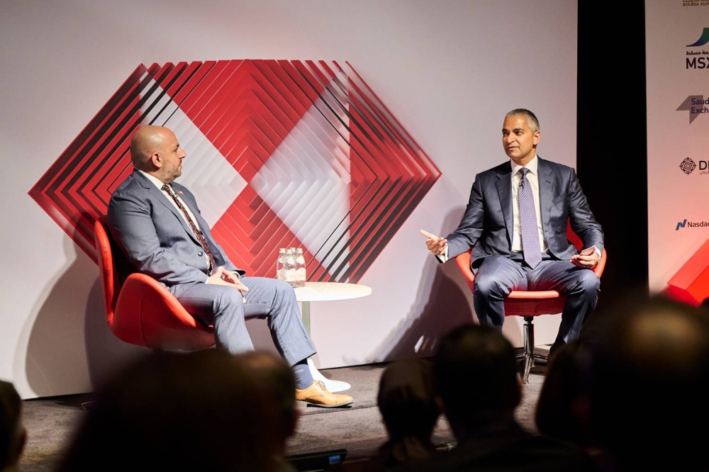 محافظ المصرف المركزي يشارك في جلسة نقاشية في مؤتمر بورصات دول التعاون لبنك HSBC