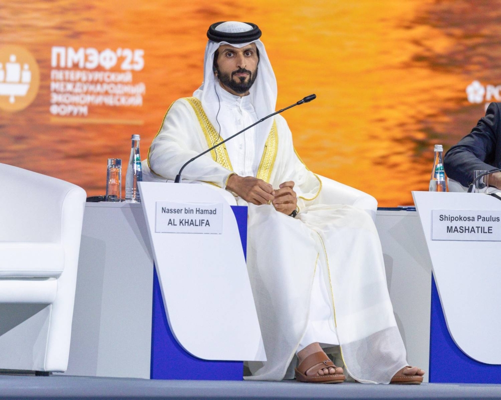 ناصر بن حمد: البحرين تحقق نجاحات بارزة في المجالات الاقتصادية وفق رؤية الملك